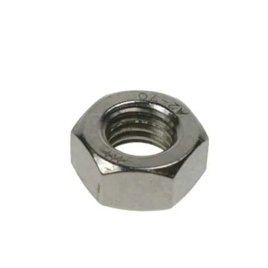 M6 Full Nuts Stainless Steel (Single Unit) [DIN 934 Grade 304-A2]